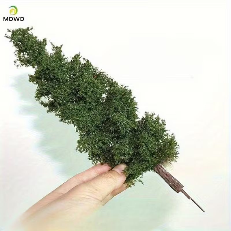 6  Inch Tall Tree green foliage Authentic design 1/pack