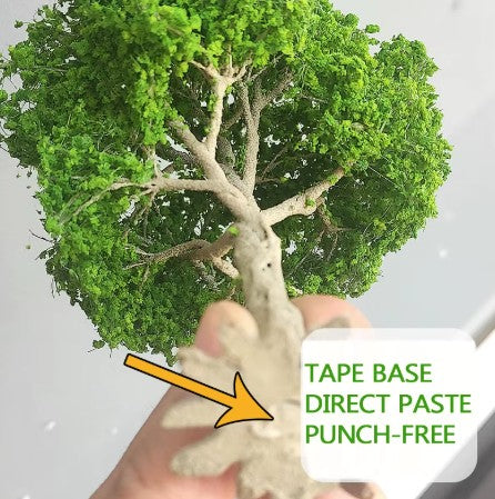 10CM Autumn Model Tree  2 /pack