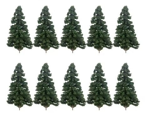 10 pack of Pine Type Trees  comes in 8,10 or 12cm height