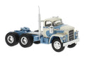 Brekina Automodelle Part #86301 1960-1976 Dodge LCF Semi Tractor Only - Assembled -- Blue, White