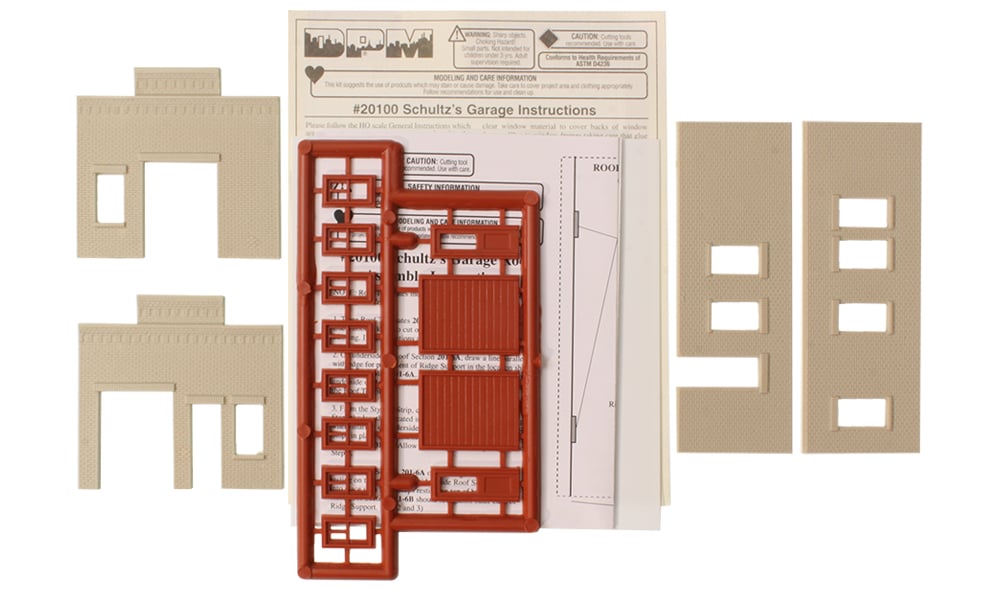 Schultz's Garage - HO Scale Kit  WS 20100