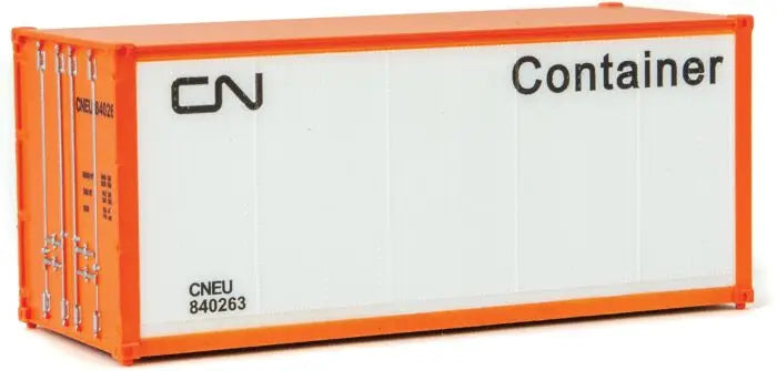 20' Smooth-Side Container - Ready to Run   HO Scale 1/pack