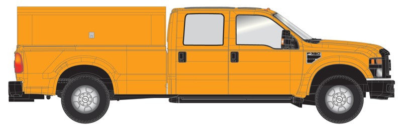ATL35000005 HO FORD F-350 CREW CAB, safety orange w utility cap