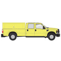ATL35000003 HO FORD F-350 CREW CAB safety yellow w utility cap