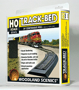 Woodland Scenics #1474 Track-Bed  24ft roll HO scale