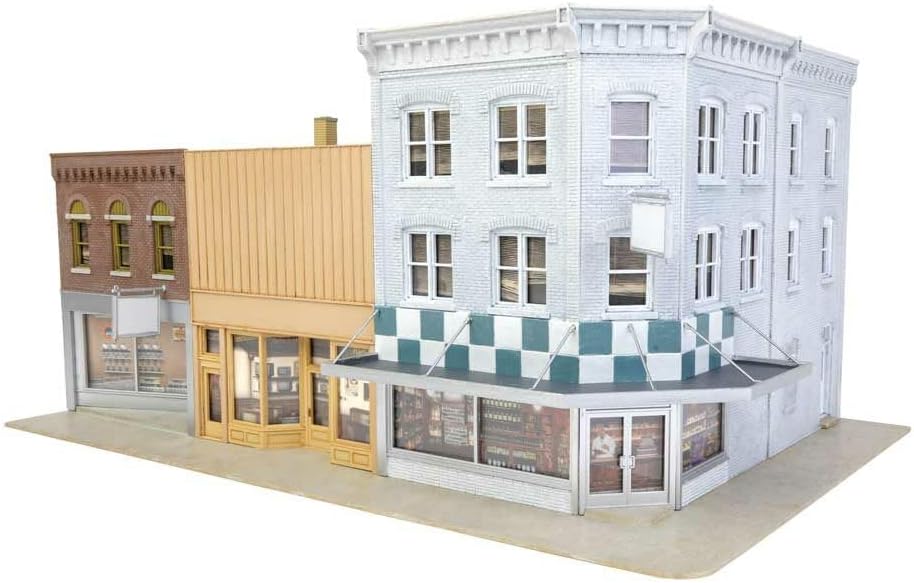 Walthers Cornerstone #4044 HO Scale Merchant's Row VII - Kit - 10-1/2 x 6-7/8 x 5-3/8" 26.6 x 15.5 x 13.6cm