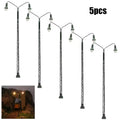 Yard Lights 3V-12V    5 lights/pack  aprox 5 1/2" tall prewired
