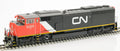 AURORA MINIATURES GM SD50F  DCC Sound   CN RAIL ONE STRIPE   HO Scale