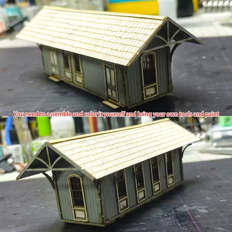WOOD KIT HO SCALE   NEEDS ASSEMBLY & PAINTING