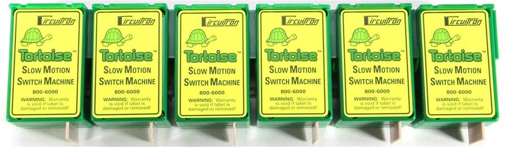 CIRCUITRON 800-6000 6/pack The Tortoise Slow Motion Switch Machine New (HO012526-03)