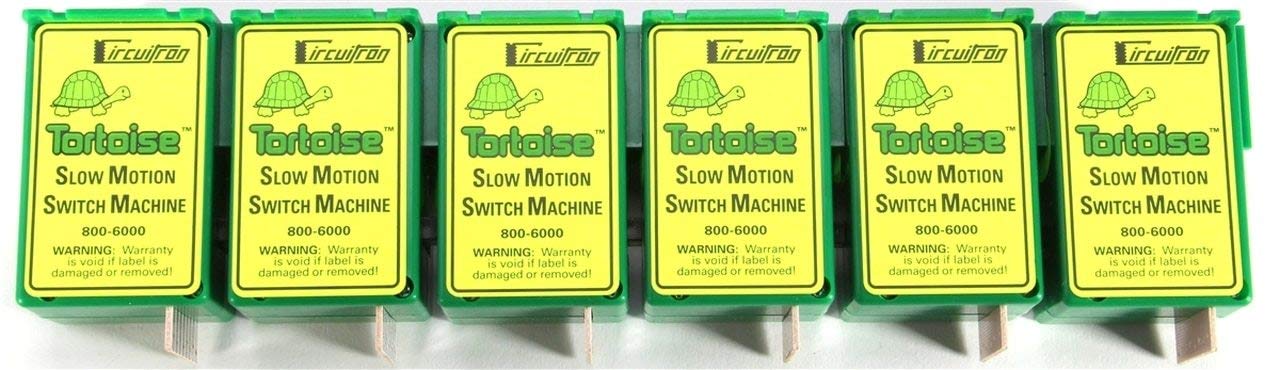 CIRCUITRON 800-6000 6/pack The Tortoise Slow Motion Switch Machine New (HO012526-03)