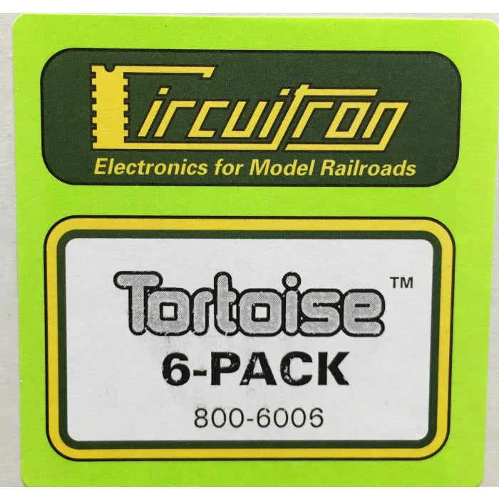 CIRCUITRON 800-6000 6/pack The Tortoise Slow Motion Switch Machine New (HO012526-03)