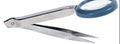 4 1/2" TWEEZERS WITH MAGNIFIER