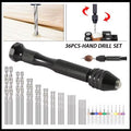 36 PIECE HAND DRILL SET W / BITS