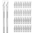 30 PIECE BLADE AND 2 HOBBY KNIVES ET #1 BLADES