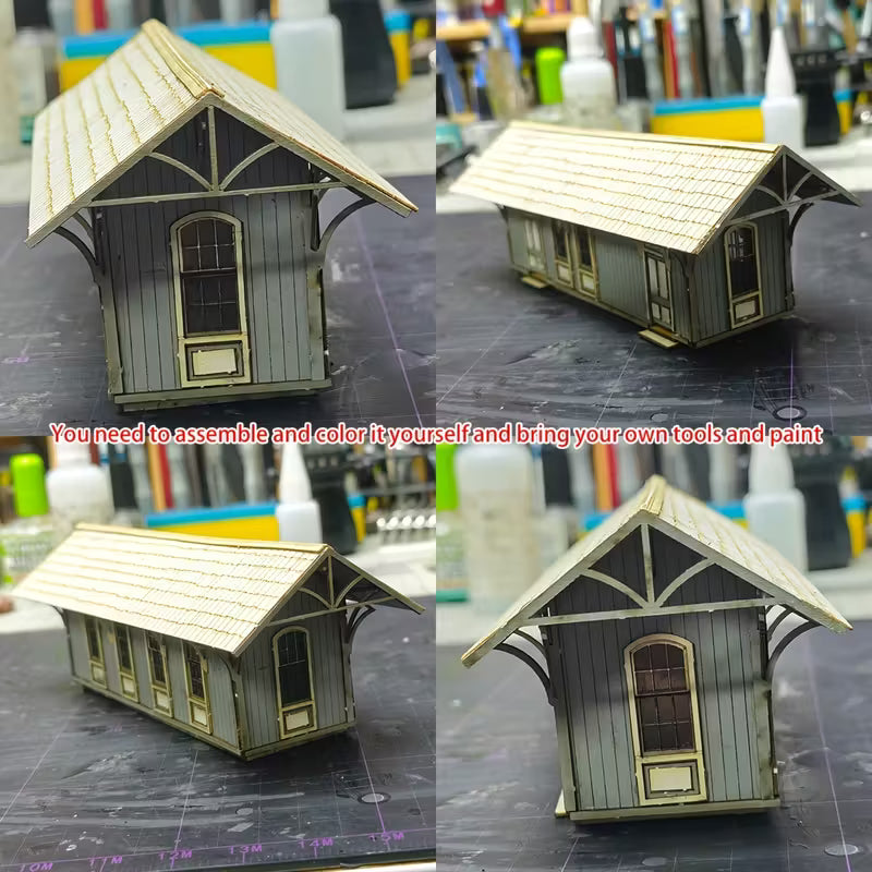 WOOD KIT HO SCALE   NEEDS ASSEMBLY & PAINTING
