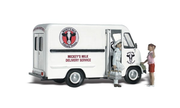 WOODLAND SCENICS HO  "MICKEYS MILK" TRUCK