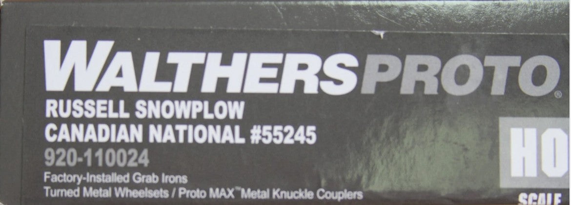 CN RAIL RUSSELL SNOWPLOW BY WALTHERS/PROTO HO SCALE