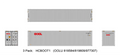 AURORA MINIATURE 40FT HIGH   OOCL      1/PACK
