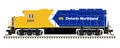 ATLAS Silver  ONTARIO NORTHLAND #2201   EMD GP40-2  DCC ready   HO Scale