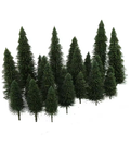 40 Piece Model Pine Trees HO Scale