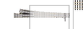 ATLAS HO CODE 100 MARK IV #8 RIGHT TURNOUT