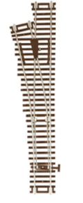 ATLAS HO CODE-83 #4 CUSTOMLINE TURNOUT LEFT ITEM# 0561