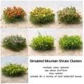 5 PIECE FLOWER / GRASS CLUSTER  MIXED ASSORTMENT