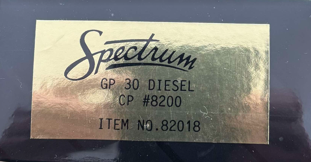 Bachmann Spectrum GP30    #8200     HO scale