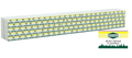 Wrapped Lumber Load for 72' Centerbeam Flatcar -- Irving Lumber (yellow, green)