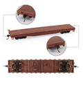 52FT FLATCAR HO Scale       Brown