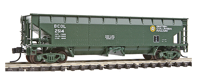 Atlas Model Railroad Co.  Atlas Master(R) 70 Ton Hart Ballast Hopper -- British Columbia