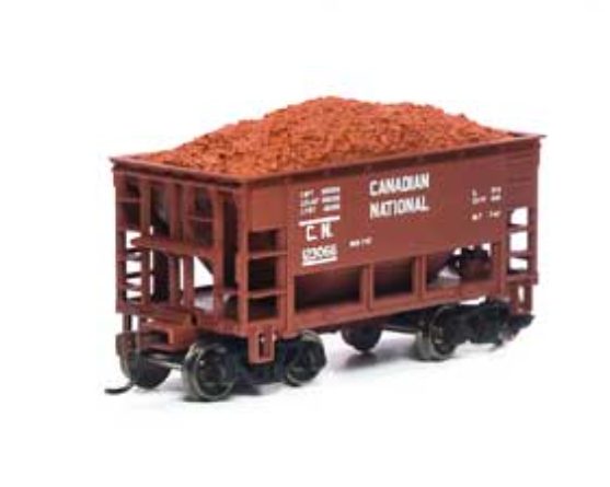 Roundhouse HO 24' Ribbed Ore Car w/Load   HO scale