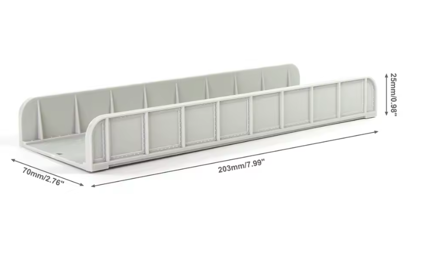Single track 8" GIRDER BRIDGE see pics for size 1/pack