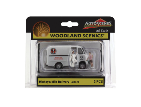 WOODLAND SCENICS HO  "MICKEYS MILK" TRUCK