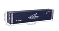 45 FT CONTAINER   DOMESTIC & OVERSEAS TYPE  HO SCALE 1/pk