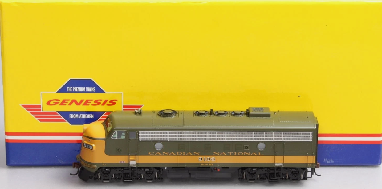 ATHEARN Genesis F-7-A  Canadian National #9100  HO Scale
