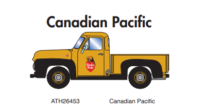 ATHEARN 1950's Ford F100 Pick Up  Canadian Pacific RR