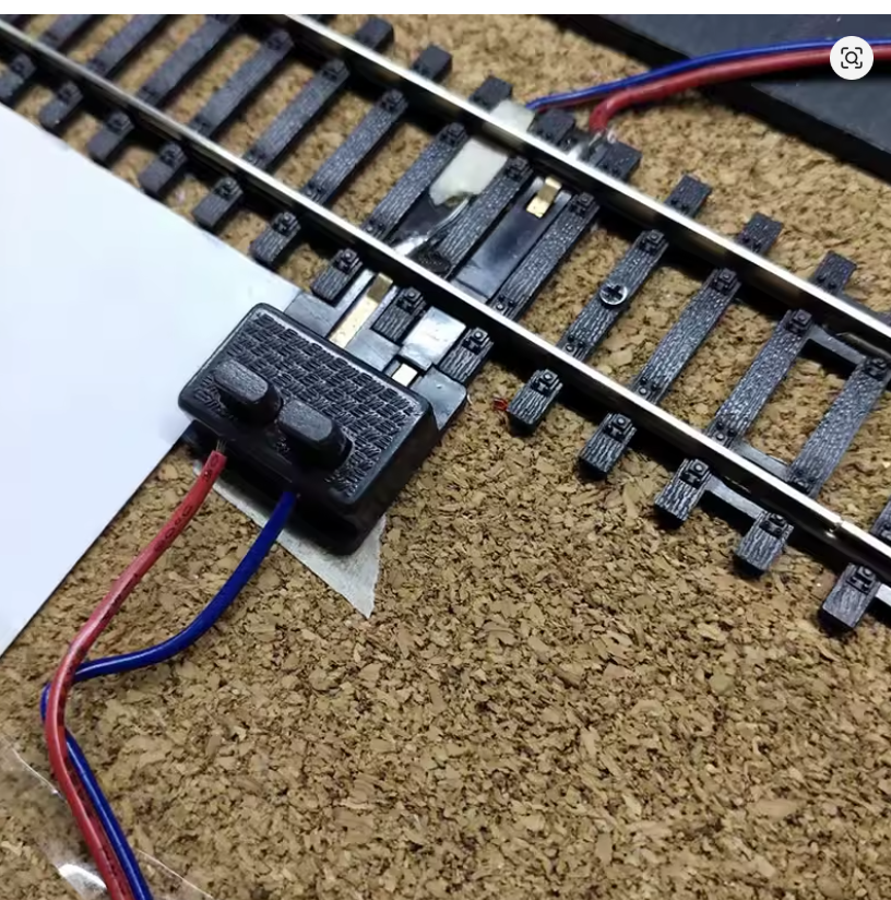 1:87 HO Scale Train Railway Model Materials Simulation Rails Junction Box Track Power Strips DIY Diorama Kits