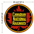 VINTAGE CANADIAN NATIONAL LOGO TIN SIGN