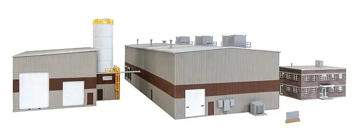 Walthers Cornerstone Part # 4166 Chocolate Factory -- Kit    HO