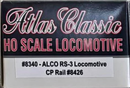 ATLAS#8340   CP RS-3 ALCO  ROAD#8426   HO SCALE