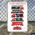 CANADIAN NATIONAL RR   12 X 8 INCH TIN SIGN