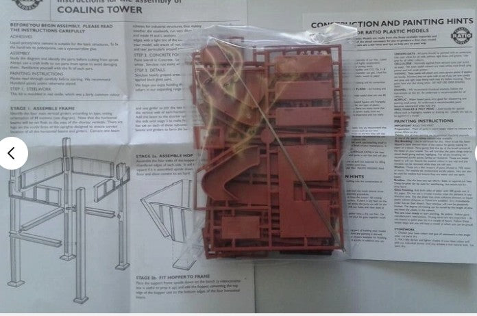 HO Scale  Hopper loading tower (Coal, Gravel , Ore, Ballast  etc.)