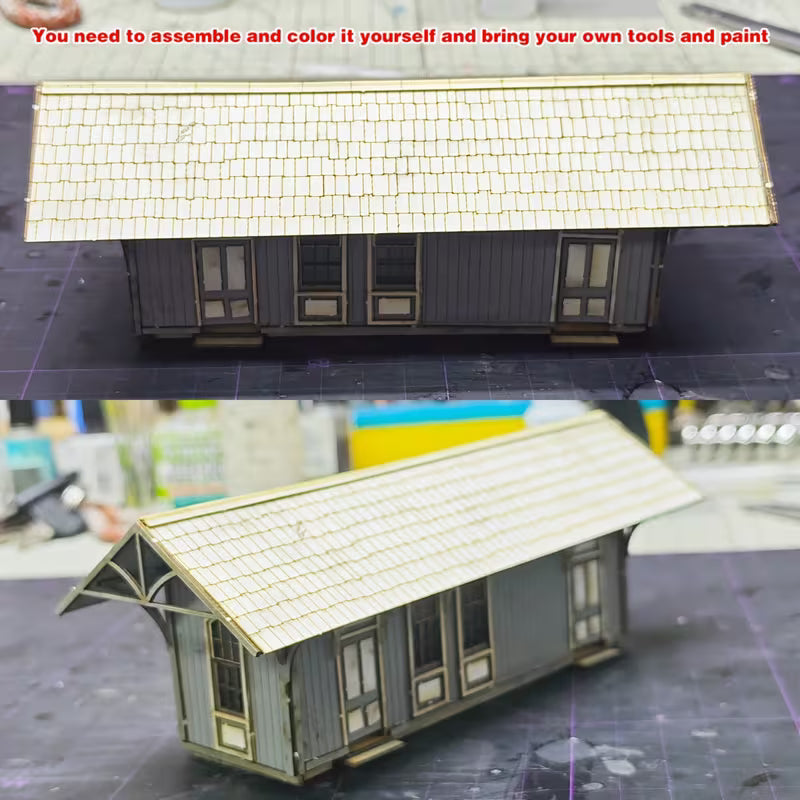 WOOD KIT HO SCALE   NEEDS ASSEMBLY & PAINTING
