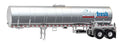 Walthers SceneMaster Part #12353 Food Grade Tank Trailer - Assembled -- Dairy Fresh Milk Products