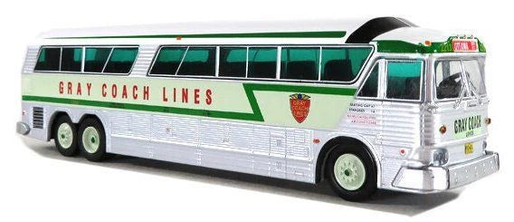 1/87 Iconic Replicas 1970 MCI Coach Gray Coach  (Ottawa route)