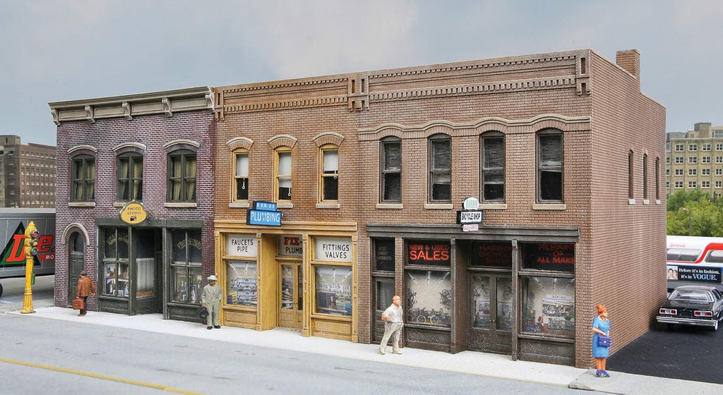 Cornerstone HO Scale Merchant Row IV Building Kit