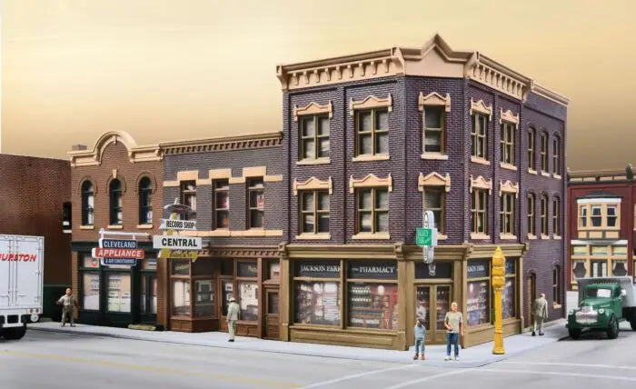 Walthers Cornerstone Merchant's Row V  HO Scale