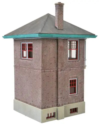 Walthers Cornerstone Part #2982  Railroad Block & Interlocking Station -- Kit - 2-7/16 x 3-1/8 x 4-7/8" 6.1 x 7.9 x 12.3cm